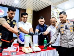 Polres Tebing Tinggi Musnahkan 1 Kg Sabu
