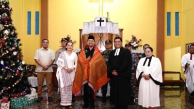 Natal di Batubara Aman, Bupati Tinjau Gereja