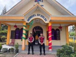 Polisi Batubara Sterilkan Gereja dan Objek Wisata