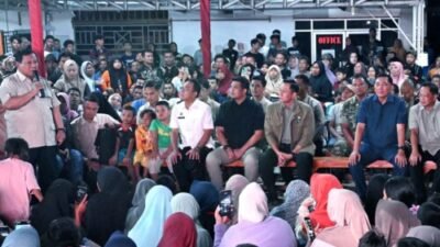 Presiden Prabowo Sambut Tahun Baru 2026 Bersama Pengungsi di Tapsel