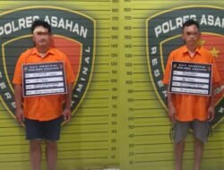 Menyamar Jadi Petugas PLN, Dua Maling Kabel Dibekuk Polres Asahan,Satu DPO