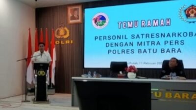 Polres Batubara Perkuat Sinergi Media Berantas Narkoba
