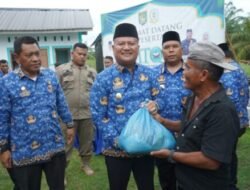 ‎Wabup Asahan Salurkan 500 Paket Sembako di Desa Sei Dua Hulu