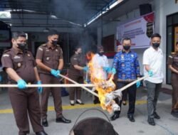 Dari Sabu Hingga Mesin Jackpot, Dimusnahkan Kejari Batubara