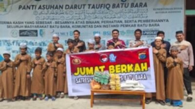 Aksi Satu Hari, Jumat Berkah Polres Batubara Sentuh Kepedulian Sosial