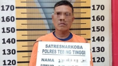 Digerebek Usai Laporan Warga, Polisi Ringkus Pemilik Sabu di Tebing Tinggi