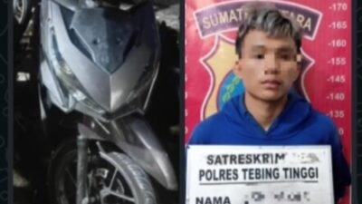 Sat Reskrim Polres Tebing Tinggi Tangkap Pelaku Curanmor di Bagelen