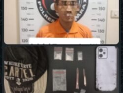 Pria di Mangkai Baru Digelandang Polisi Batubara Karena Sabu