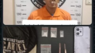 Pria di Mangkai Baru Digelandang Polisi Batubara Karena Sabu