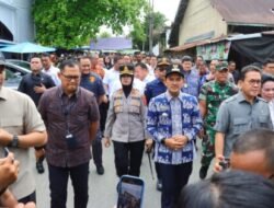 Kunjungan Mendag RI di Tebing Tinggi Dikawal Ketat Kapolres dan Forkopimda