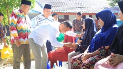 Wabup Labura Hadiri Santunan Anak Yatim dan Dhuafa di SMAS Londut