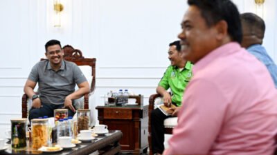 Gubernur Sumut Janji Perjuangkan Hak Buruh Kehutanan