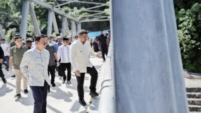 Dibangun Rp21 M, Gubsu Resmikan Jembatan Hubungkan Tapsel dan Paluta 