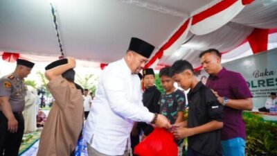 Buka Puasa di Polres Batubara, Bupati Ajak Perkuat Bangun Daerah