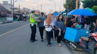 Jelang Berbuka Puasa, Polisi Batubara Amankan Jalinsum dan Pasar Tumpah