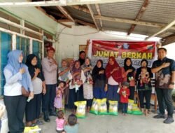 Jumat Berkah Polres Batubara Bantu Kaum Dhuafa dan Anak Stunting