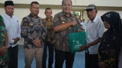 Ramadhan Berkah di Asahan, Ribuan Dhuafa Terima Beras dan Paket Baznas