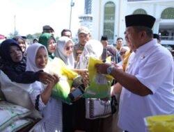 HUT ke-80 Asahan, Bupati Ikut Zikir Bersama dan Tinjau Pasar Murah