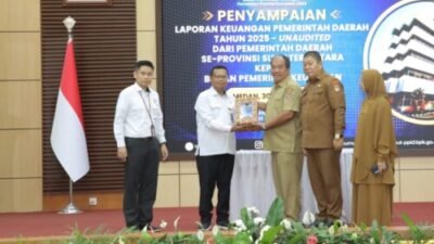 Bupati Asahan Serahkan LKPD Tahun 2025 ke BPK RI