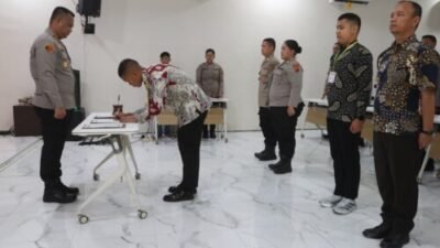 49 Calon Anggota Polri di Batubara Ikrar Integritas