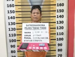 Satnarkoba Polres Tebing Tinggi Gerebek Kampung Kurnia, Pengedar Sabu Diciduk Dini Hari