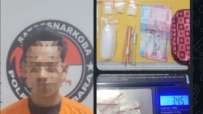 Jaringan Sabu Tanjung Tiram Dibongkar, 3,45 Gram Sabu Dibawa ke Polres Batubara