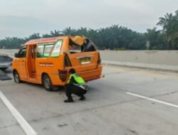 Dua Tewas Dalam Kecelakaan Maut Mopen di Tol Indrapura–Kisaran