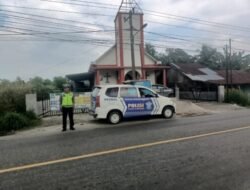 Serentak Amankan Ibadah, Polisi Hadir Jaga Umat di Batubara