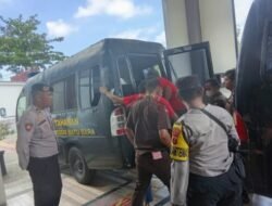 Dari Batubara ke Pengadilan Kisaran, 39 Tahanan Dikawal Ketat 