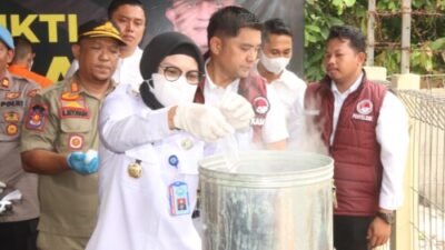 Polisi Batubara Sikat Kurir Sabu Jaringan Antar Provinsi di Tol Sumut, BB 1,2 Kg Dimusnahkan