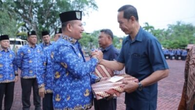 Apel HKN di Asahan, Wabup Rianto Serahkan Bantuan
