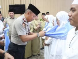 193 Calhaj Batubara di Tempung Tawar, Wakapolres: Semoga Seluruh Jemaah Dapat Predikat Haji Mabrur