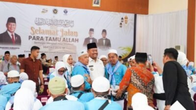 Kloter 4 Embarkasi Medan Diberangkatkan, JCH Batubara Dipesankan Fokus Ibadah