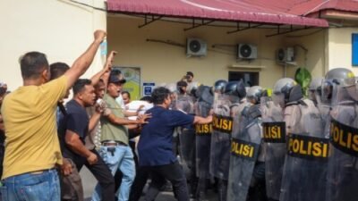 Aksi Brutal Massa Pecah, Polres Batubara Kendalikan Situasi