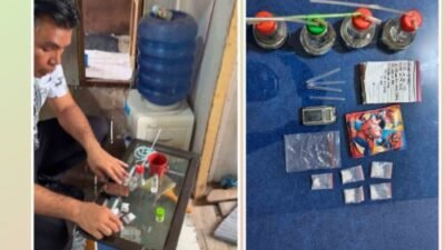 Desa Lalang Digerebek, Polisi Batubara Temukan Sabu, Bong dan Timbangan Elektrik