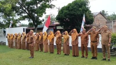Camat Air Batu Bangun Etos Kerja ASN Lewat Apel dan Coffee Morning