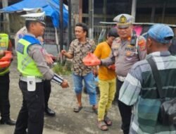 Melalui Jumat Berkah Polisi Edukasi Tertib Berlalu Lintas di Sergai