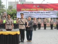 Rotasi Jabatan di Polres Batubara, Kompol Dahrun Harahap Naik Jadi Wakapolres Padang Lawas