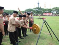Bupati Asahan Pukul Gong, Buka Jambore Gerakan Pramuka Tahun 2026