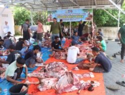 Idul Adha 2026, Polres Batubara Sembelih 17 Sapi dan Kambing