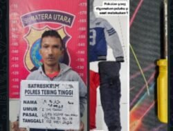 Polisi Ringkus Pelaku Percobaan Curas Disertai Cabul di Tebing Tinggi dalam 24 Jam