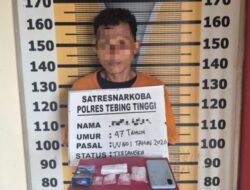 Bawa 31,49 Gram Sabu, Warga Sei Bamban Diciduk di Tebing Tinggi