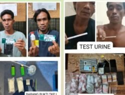 Sabu, Bong dan Timbangan Elektrik Disita Saat Penggerebekan di Batubara
