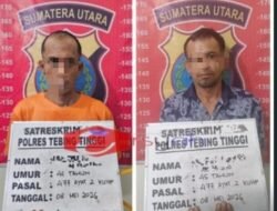 Dua Pelaku Pencurian Dapur MBG Ditangkap Polres Tebing Tinggi