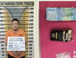 Satnarkoba Polres Tebing Tinggi Tangkap Residivis di Jalan Simalungun
