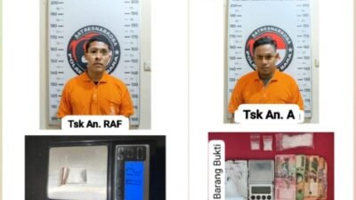 Ops Antik 2026, Polres Batubara Ringkus Dua Pelaku Narkoba di Medang Deras