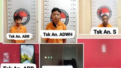 Polres Batubara Sikat Tiga Kasus Narkoba Dalam Sehari
