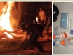 Warga Bakar Gubuk Sarang Sabu, Polisi Batubara Amankan Timbangan Elektrik