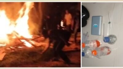 Warga Bakar Gubuk Sarang Sabu, Polisi Batubara Amankan Timbangan Elektrik