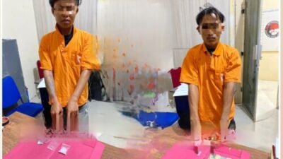 Dalam Semalam, Satnarkoba Polres Batubara Ringkus Dua Pelaku Sabu